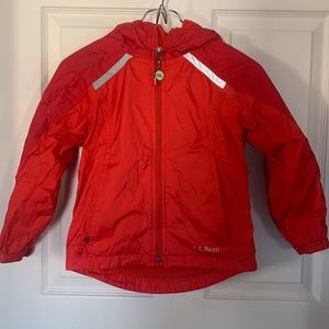LlBean lined rain jacket- Size 4